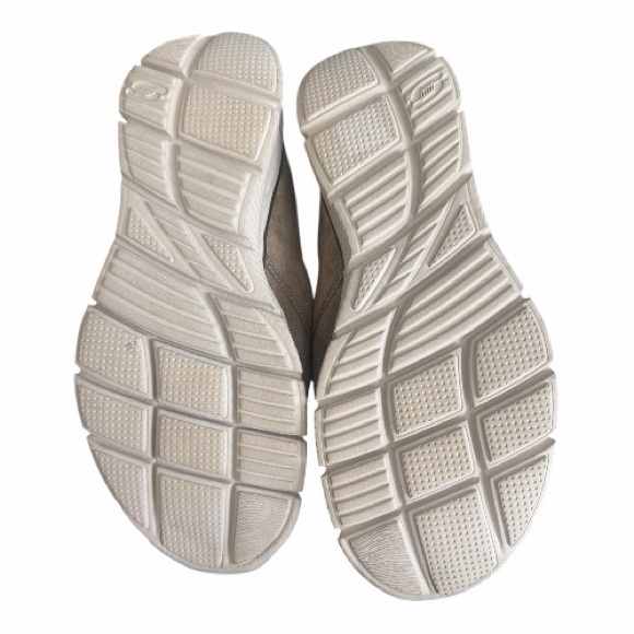 Skechers Suede Men's Beige Memory Foam Slip-On Loafers Size 12 NWOT - Picture 7 of 7